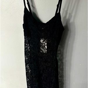 Kourtney Kardashian Barker Lace Mini Dress